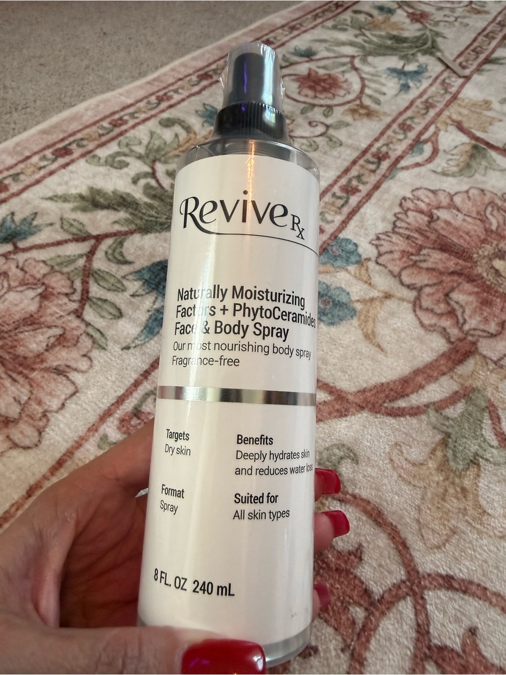 Naturally Moisturizing Face & Body Spray - White